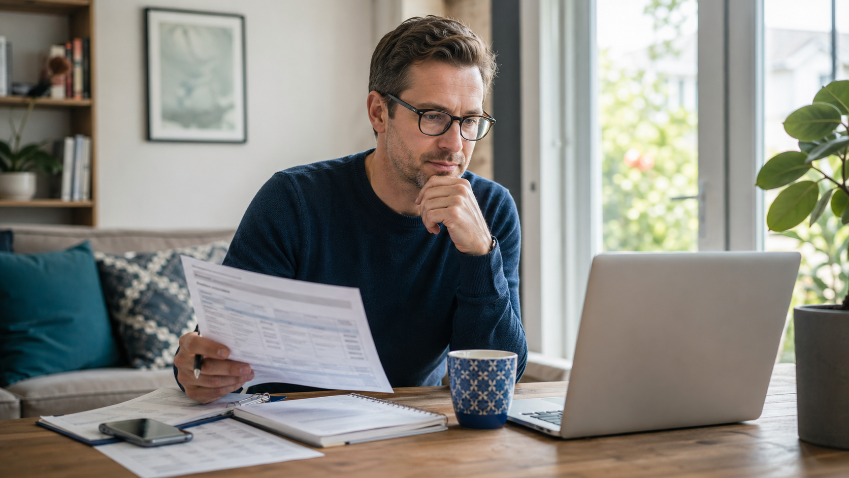 A calm health planning scene for checking access and safety information